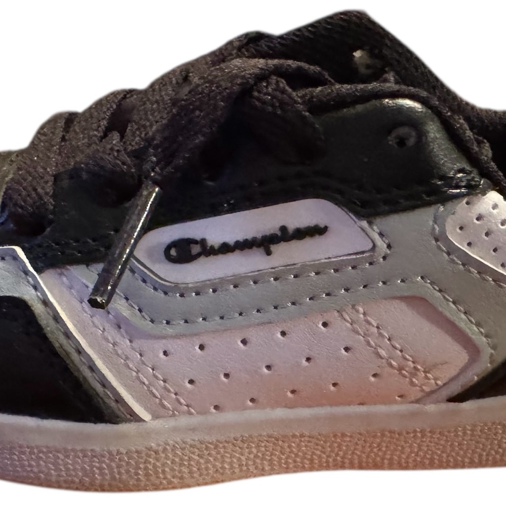 Champion Kids Black and White Sneakers